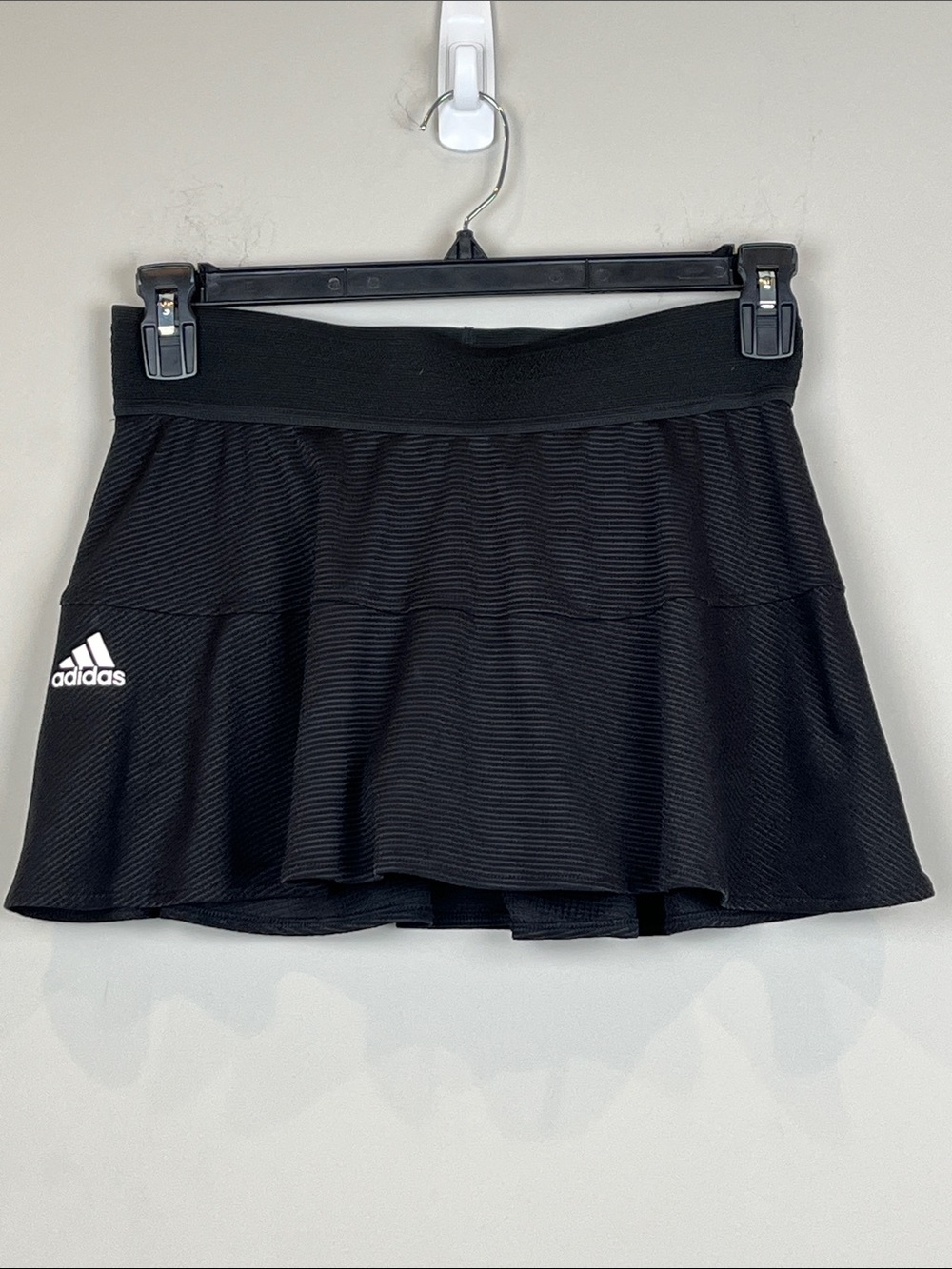 adidas Black Textured Sport Tennis Pickleball Skirt Size Medium - Picture 5 of 11